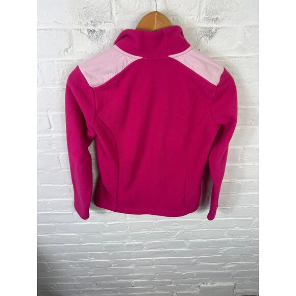 Brooks Brothers Women'se 1/4 Zip Fleece Pullover Sweater Long Sleeve Pink Sz XS - Picture 4 of 5